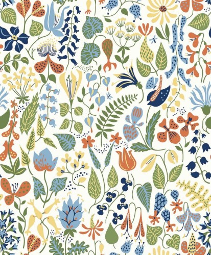 Tapeta roślinna Boras Tapeter 1978 Herbarium Icons