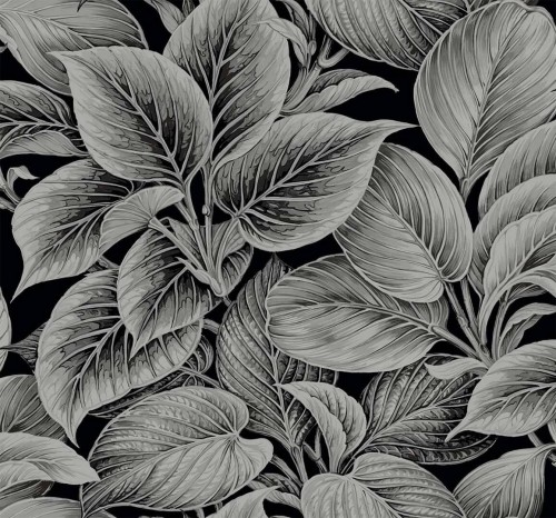 Tapeta liście Wallquest WS70300 Shades of White
