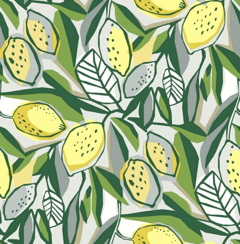 Tapeta cytryny Fine Decor FD26420 Seychelles