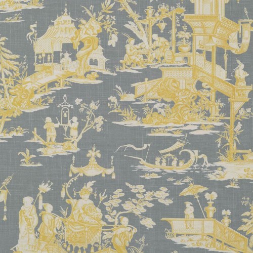Tapeta Toile De Jouy Thibaut T75470 Cheng Toile Dynasty