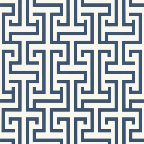 Tapeta labirynt Thibaut T75471 Ming Trail Dynasty