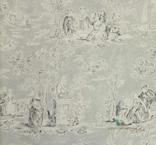 Tapeta Toile de Jouy 214066 Sanderson Fabienne