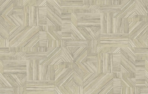 Tapeta geometryczna Casamance 76891630 Imbrication Nature Sur Mesure - 100 cm szer.