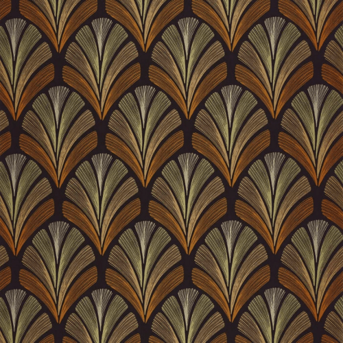 Tapeta wachlarze w stylu art-deco Casadeco ANFO 201053215 Folies ST-James Annees Folles