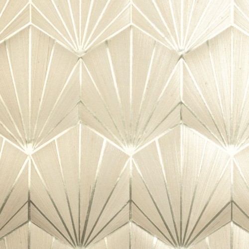 Tapeta naturalna ze wzorem w stylu art-deco Casamance 71815137 Majesté Traversee