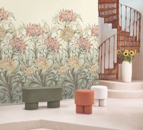 Mural kwiaty Casadeco HETA 201257204 L The Flower Ballet Heritage