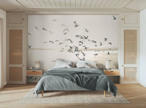 Mural mewy Casadeco SEAS 201531011 M Houlgate Seaside