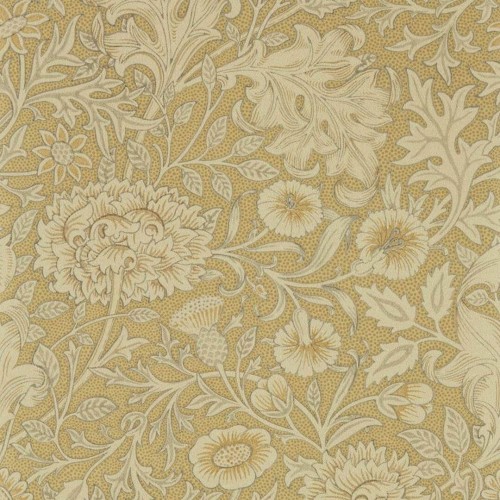 Tapeta kwarc - liście akantu i kwiaty Morris & Co. Double Bough 216681 Melsetter