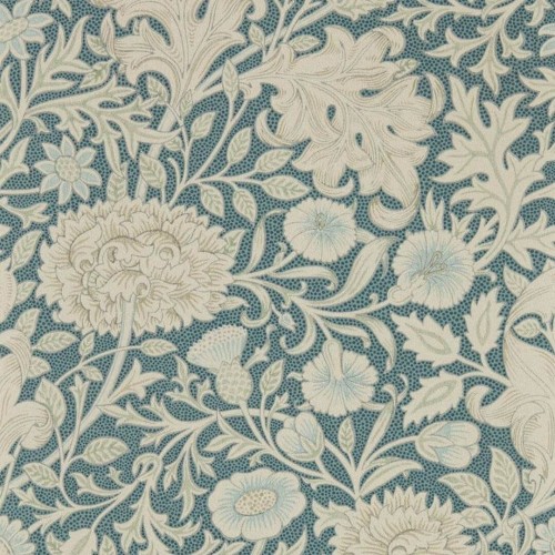 Tapeta kwarc - liście akantu i kwiaty Morris & Co. Double Bough 216682 Melsetter