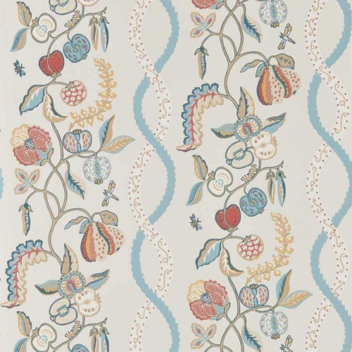 Tapeta botaniczna z owocami Sanderson 217499 Kitchen Garden Highgrove