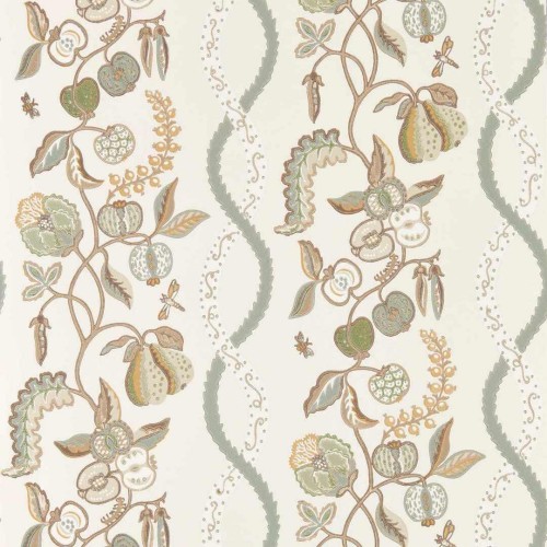 Tapeta botaniczna z owocami Sanderson 217500 Kitchen Garden Highgrove