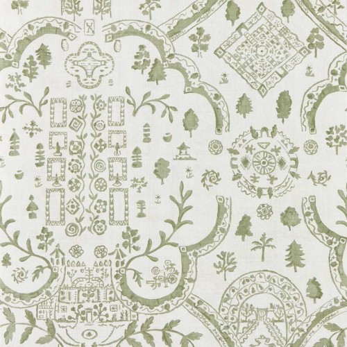 Tapeta ogród z lotu ptaka Sanderson 217511 Topiary View Highgrove