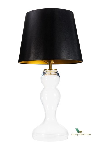 Lampa stołowa Flores Transparent Brass Famlight