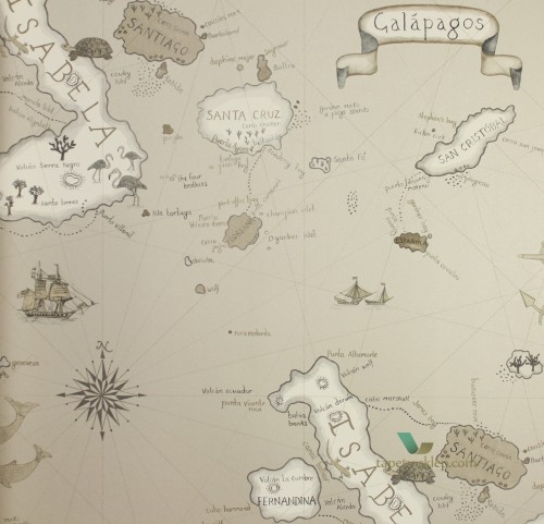 Tapeta mapa 213365 Sanderson Voyage of Discovery