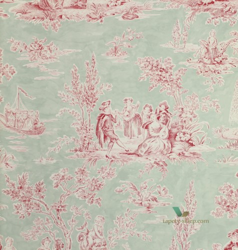 Tapeta Toile de Jouy 214063 Sanderson Fabienne