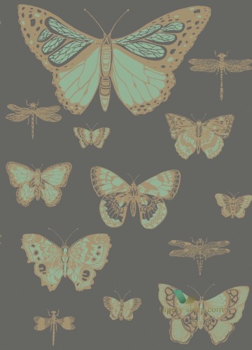 Tapeta Cole & Son 103/15067 Butterflies and Dragonflies Whimsical