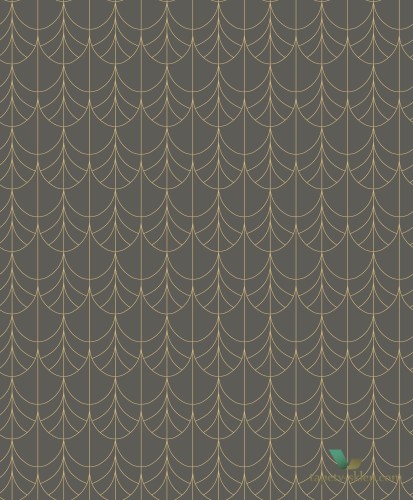 Tapeta geometryczna w stylu art-deco Casadeco BEEP82269512 Filament Belle Epoque