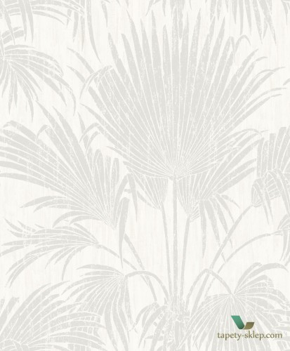 Tapeta w liście palmy Casadeco BEEP82249122 Josephine Foil Belle Epoque