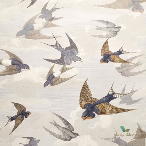 Tapeta John Derian PJD6003/04 Picture Book Chimney Swallows