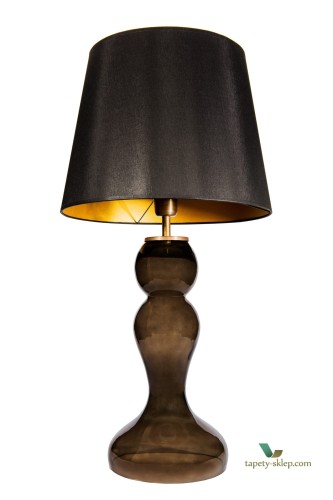 Lampa stołowa Flores Gray Old Brass Famlight