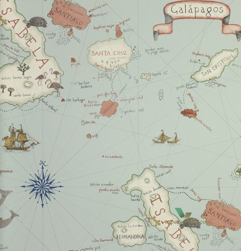 Tapeta mapa 213364 Sanderson Voyage of Discovery