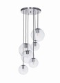 Lampa Famlight BACAN Srebrna 6 kul