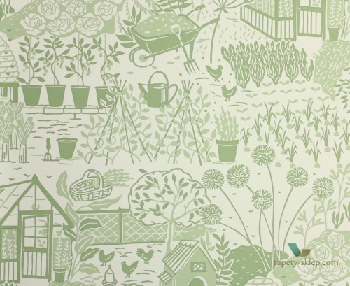 Tapeta Sanderson 216351 The Potting Room