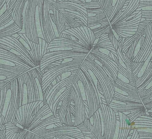 Tapeta Liście Monstery Arte Flamant 80092 L'Aventure Les Memoires