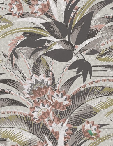 Tapeta w tropikalne liście Arte 27021 Decorata Figura