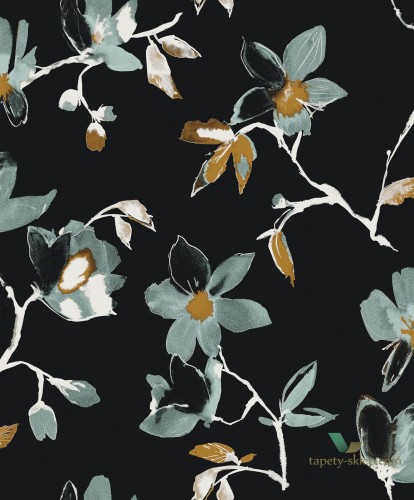 Tapeta kwiaty magnolii Khroma LAV008 Laetitia La Vie en Rose