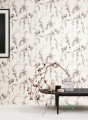 Tapeta kwiaty wisterii Khroma LAV502 Alba La Vie en Rose