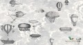 Tapeta Latające Maszyny Macchine Volanti 114/27053 Cole&Son Fornasetti Senza Tempo