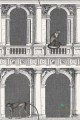 Tapeta Architektoniczna Małpy Cole&Son Procuratie e Scimmie 114/21041 Fornasetti Senza Tempo