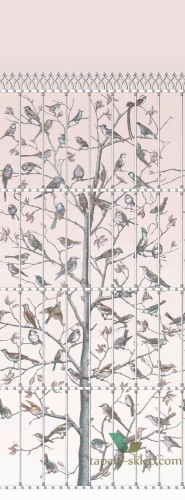 Tapeta Ptaki Cole&Son Uccelli 114/11022 Fornasetti Senza Tempo