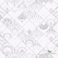 Tapeta geometryczna w stylu Art Deco Caselio SRL100450017 Golden Years Scarlett