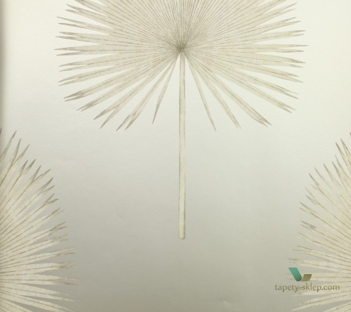 Tapeta liście palmy Sanderson 216637 Fan Palm The Glasshouse