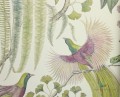 Tapeta ptaki i rośliny Sanderson 216654 Bird of Paradise The Glasshouse