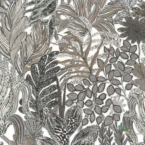 Tapeta w tropikalne liście Casamance 74320120 Borromee Blossom