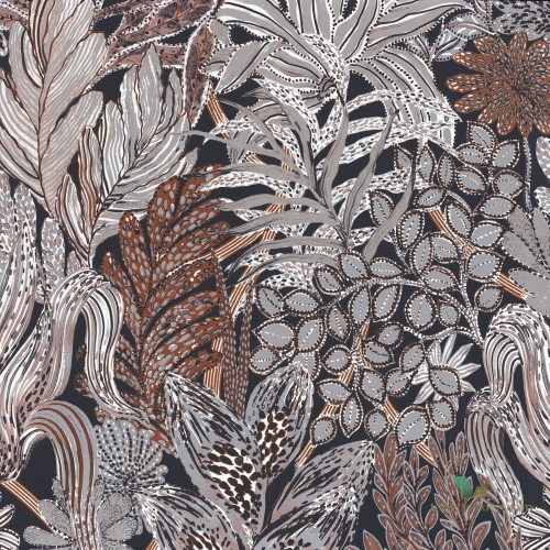 Tapeta w tropikalne liście Casamance 74320528 Borromee Blossom