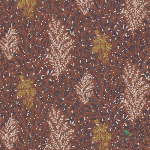 Tapeta roślinna Casamance 74350426 Isoete Blossom