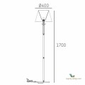 Lampa Stojąca Cosmo Light  Siena F01322WH NI