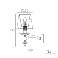 Kinkiet Cosmo Light Verona W01360WH NI