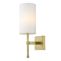 Kinkiet złoty modern classic Denver W01963WH AU W01963BR-WH 