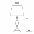 Lampa stołowa Monaco T01885WH