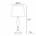 Lampa stołowa Monaco T01878WH