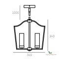 Lampa wisząca Dublin P04148BZ Cosmo Light