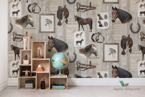 Fototapeta Rebel Walls R15551 Horse Mania