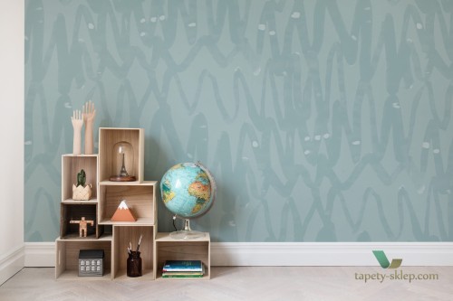 Fototapeta Rebel Walls R14094 Pulse Of Passion Mint