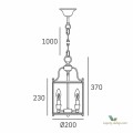 Lampa w stylu nowojorskim P03427CH Cosmo Light