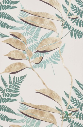 Tapeta Osborne & Little W7331-04 Feuille D'or Folium